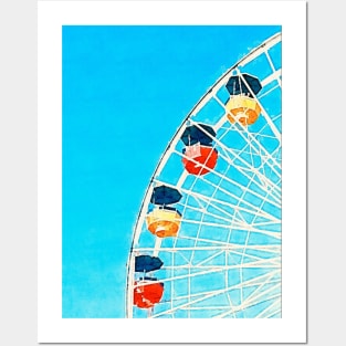 ferris wheel Posters and Art